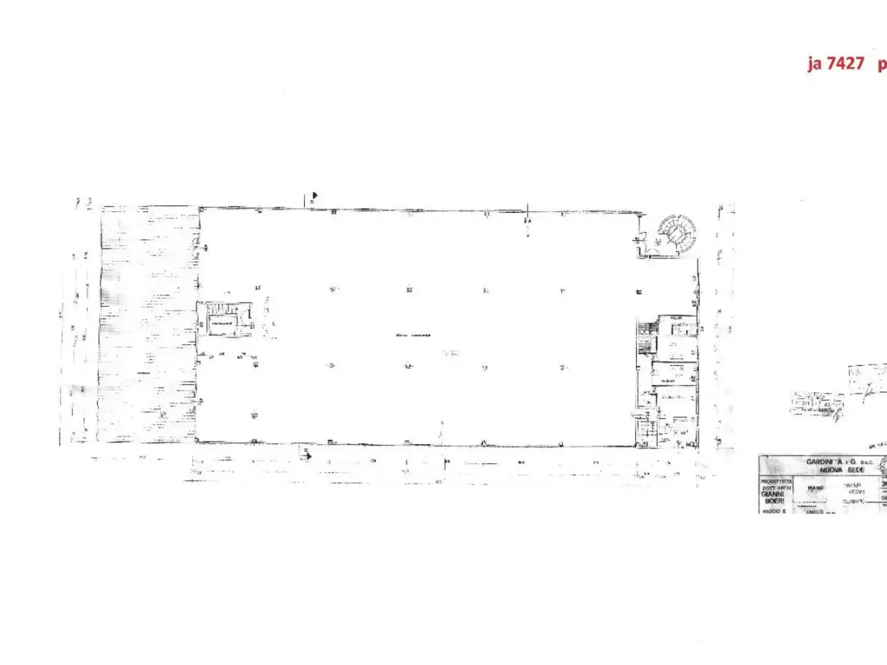 Capannone in Via Raffaello Sanzio 78, Reggio Emilia, {3} - Planimetria 1