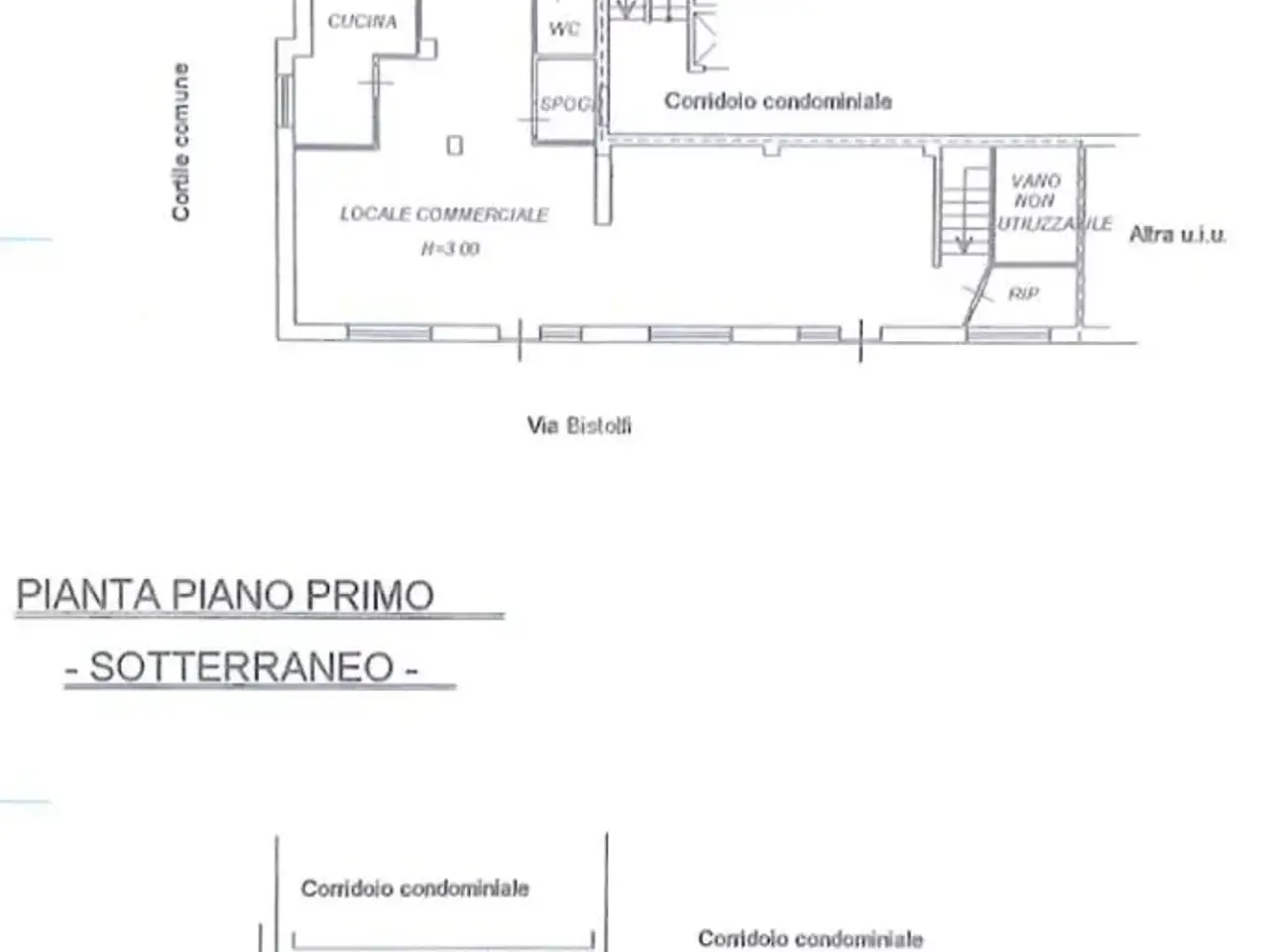 Negozio in Via Bistolfi 94, La Loggia, {3} - Planimetria 1