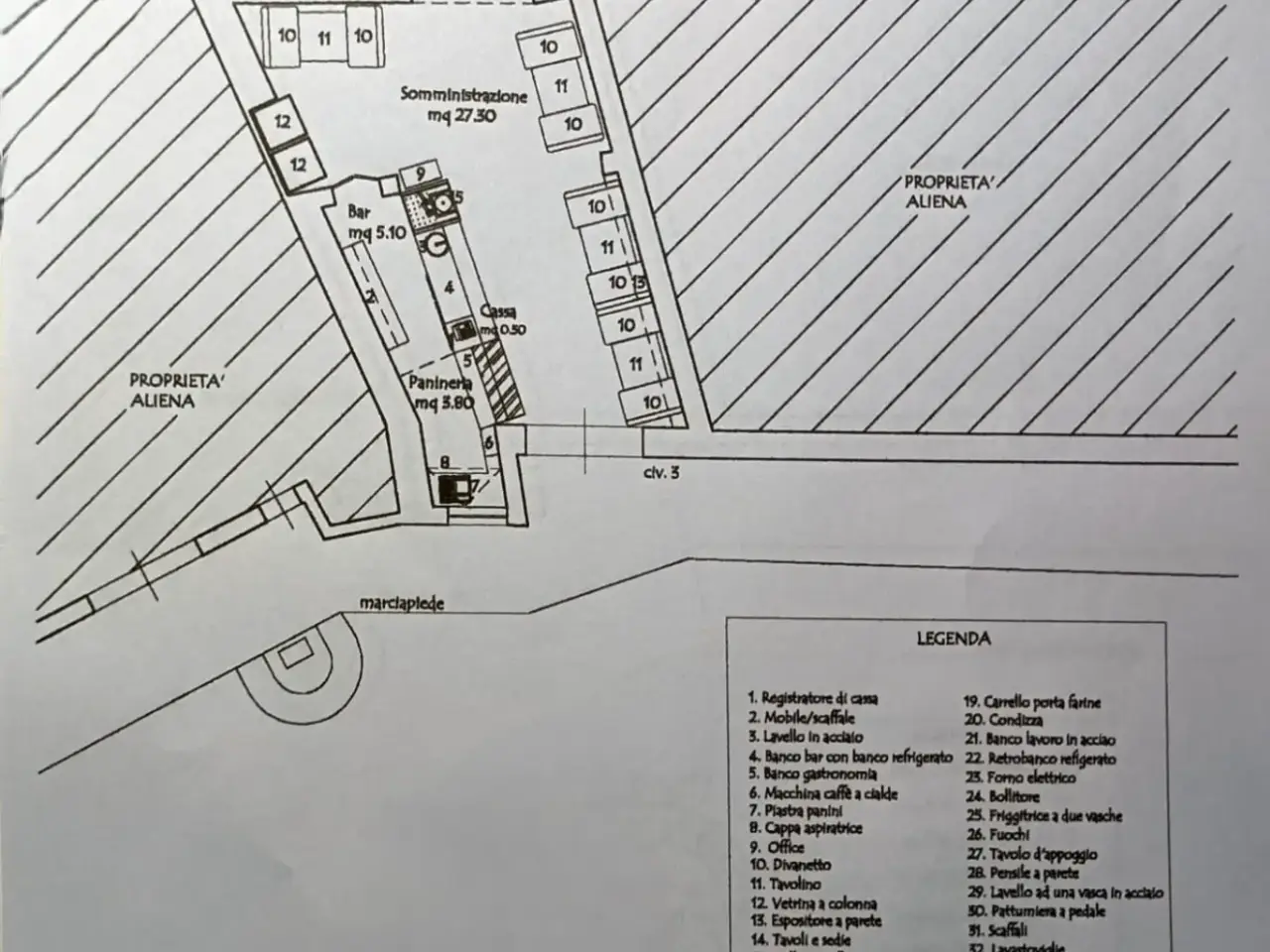 Negozio in Piazza Sottotenente Antonio Cataldo 3, Capaci, {3} - Planimetria 1