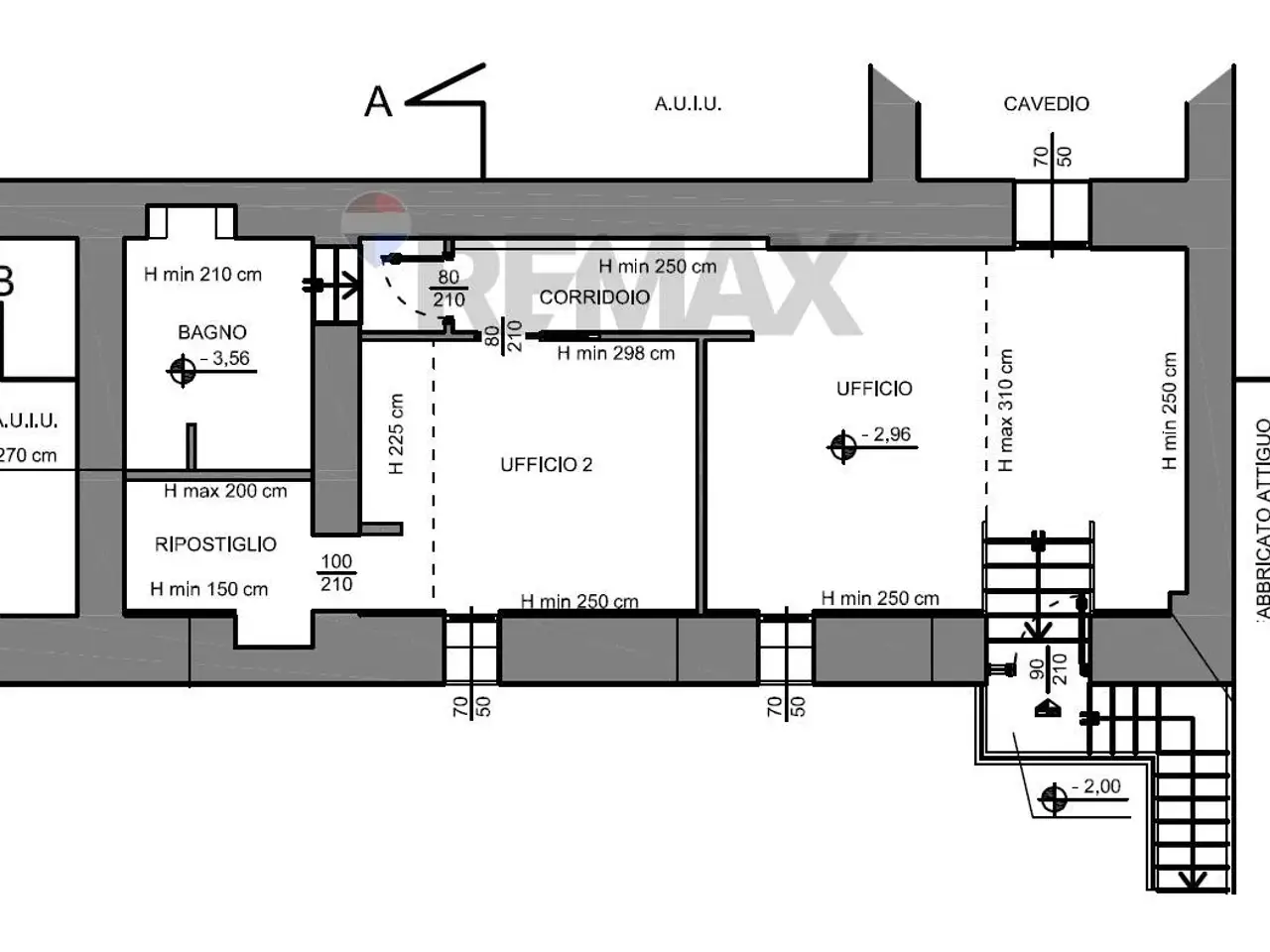 Ufficio in Via Tertulliano 58, Milano, {3} - Planimetria 1