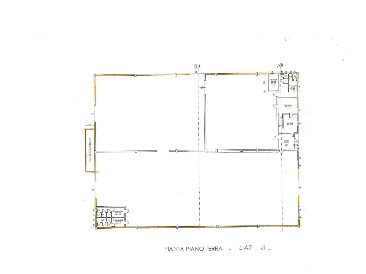 Capannone in , Novellara, {3} - Planimetria 1