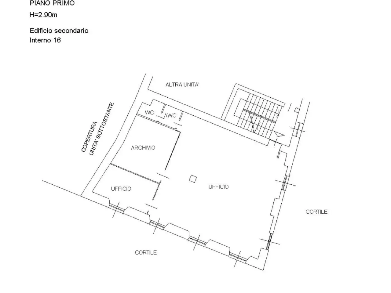 Ufficio in Via Giuseppe Gallesi 64, Genova, {3} - Planimetria 1