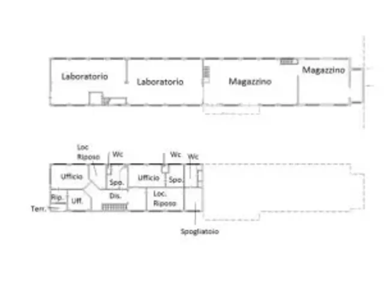 Capannone in Via Opifici, Margarita, {3} - Planimetria 1
