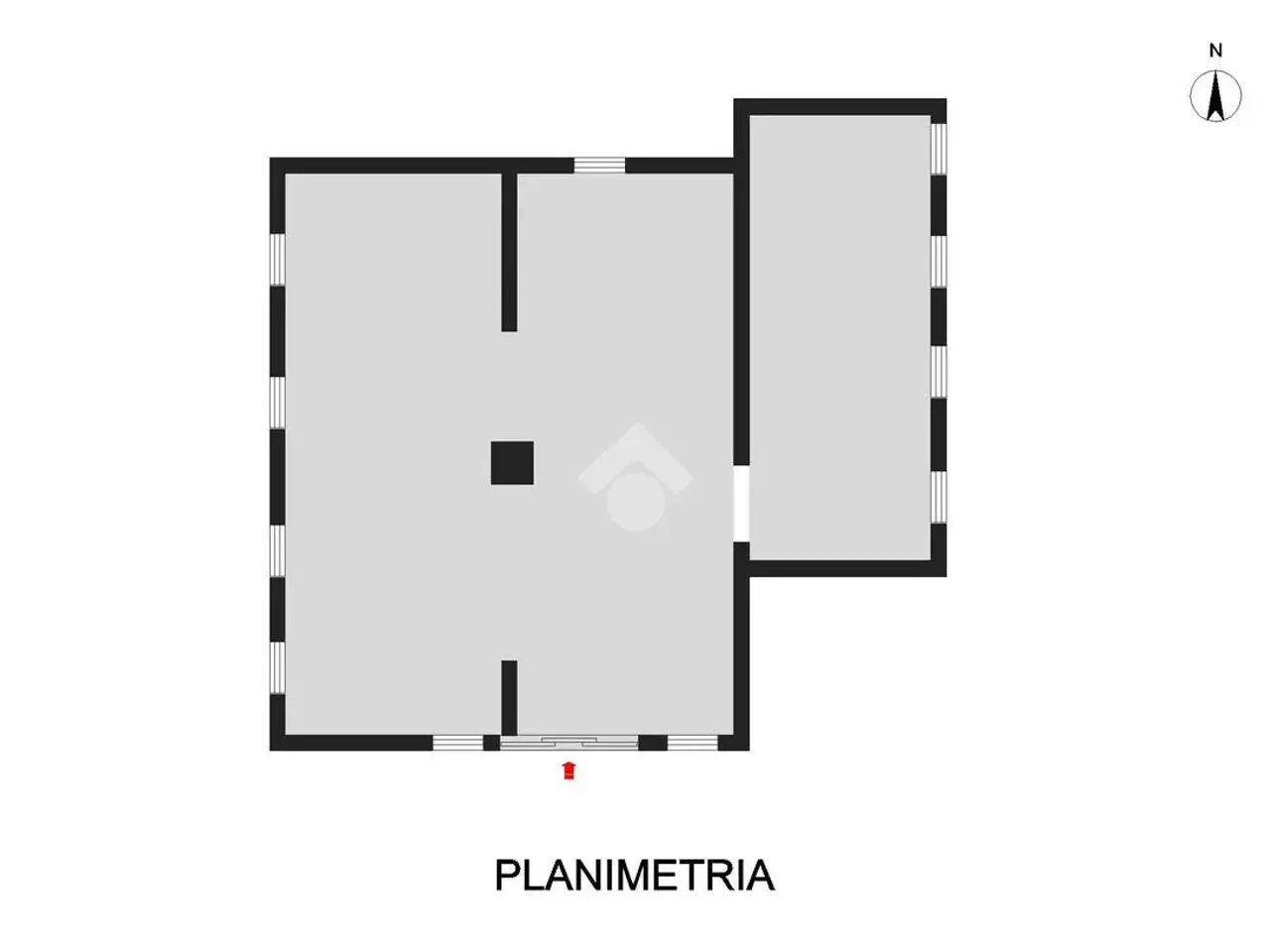 Capannone in Via Sega 299, San Giorgio In Bosco, {3} - Planimetria 1