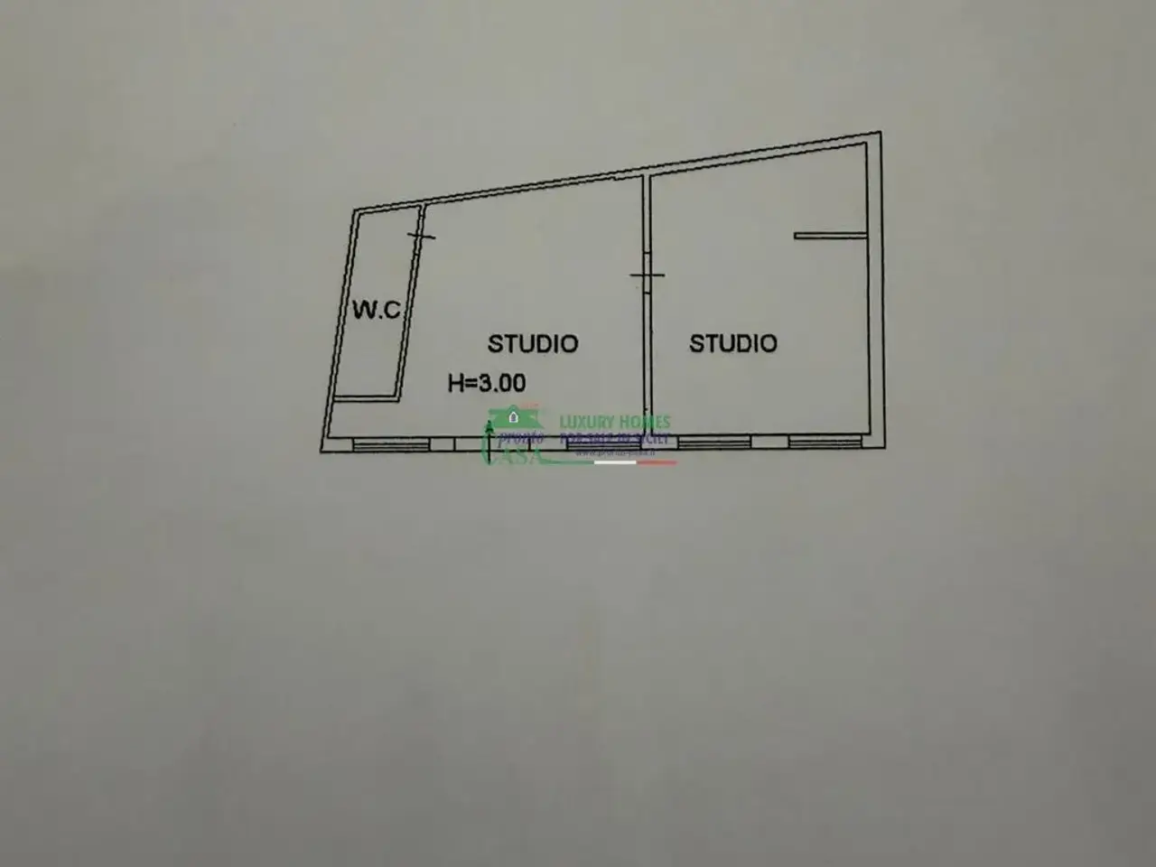 Ufficio in Via Ercolano, Ragusa, {3} - Planimetria 1