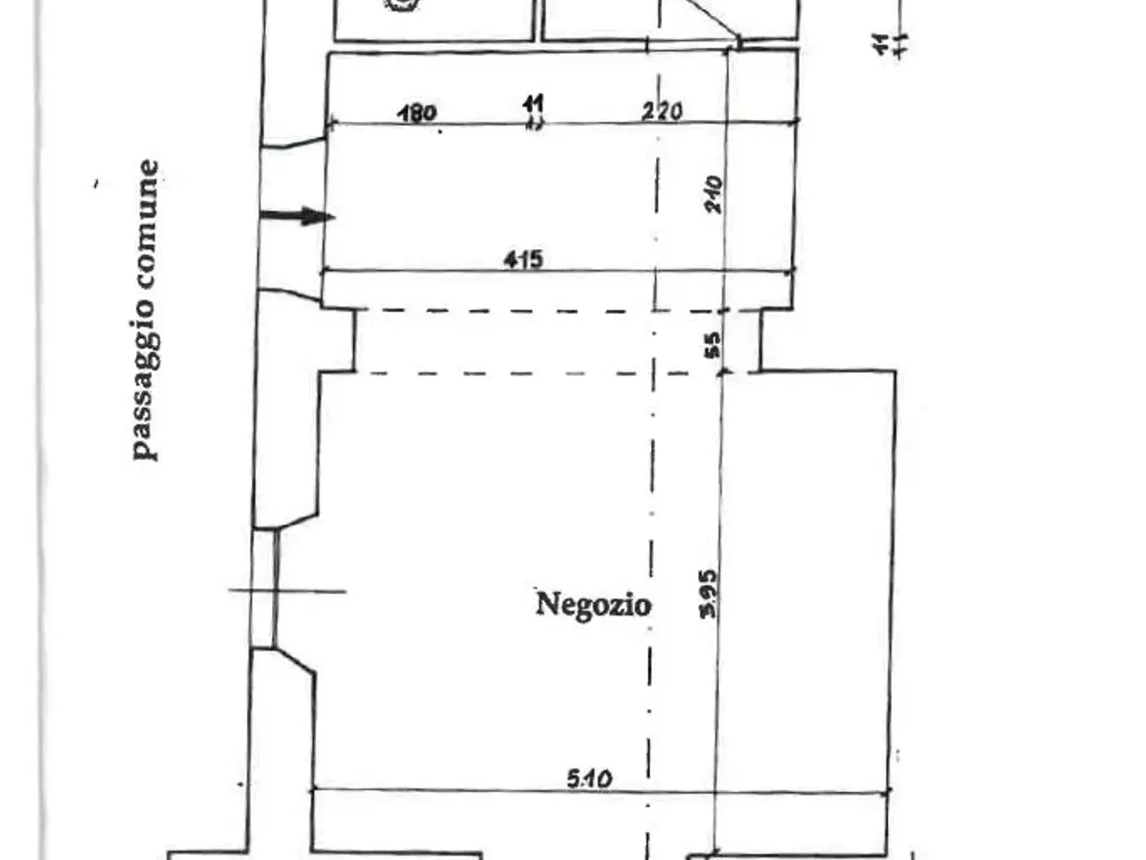 Negozio in Piazza Marini, Lavagna, {3} - Planimetria 1