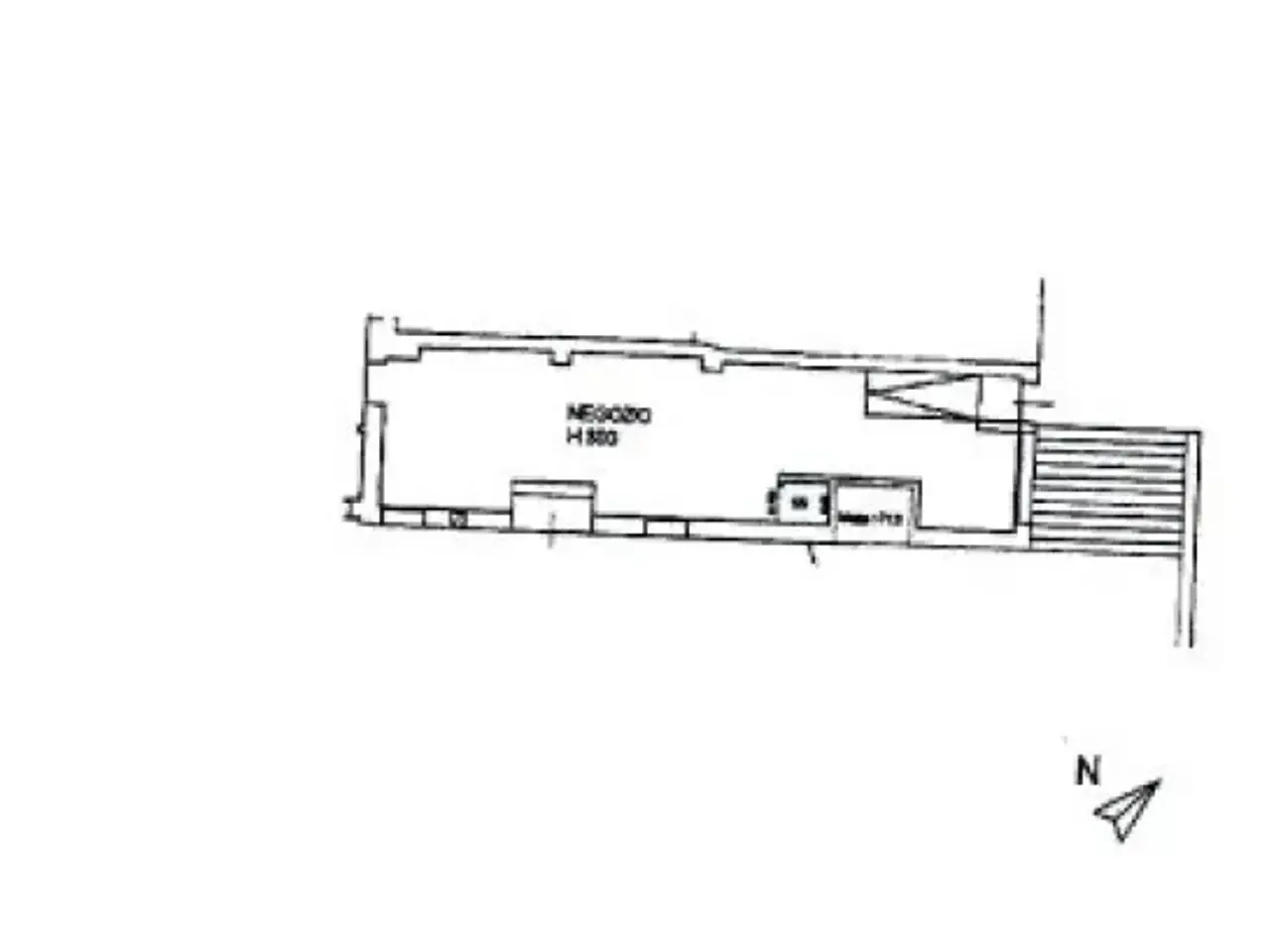 Negozio in Campiello del Cristo, Venezia, {3} - Planimetria 1