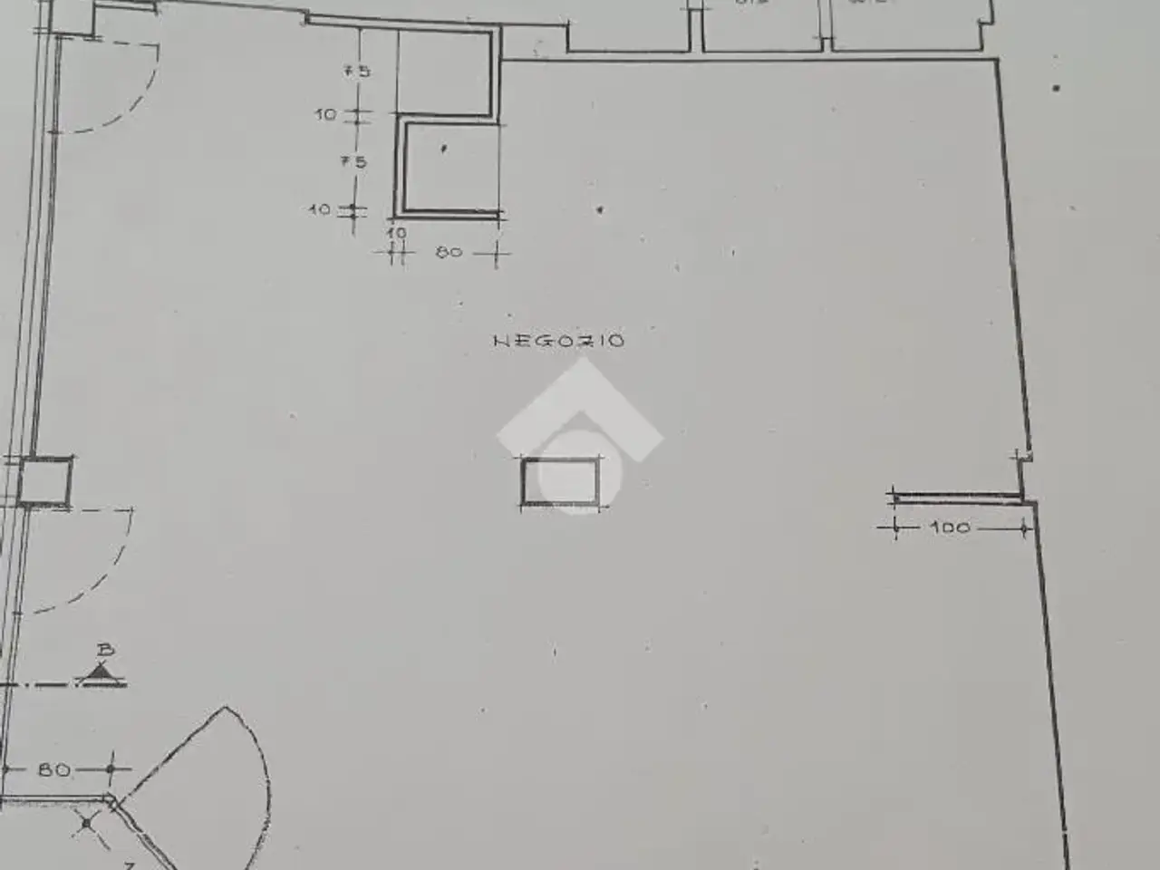 Negozio in Viale Tritone 45, Cervia, {3} - Planimetria 1