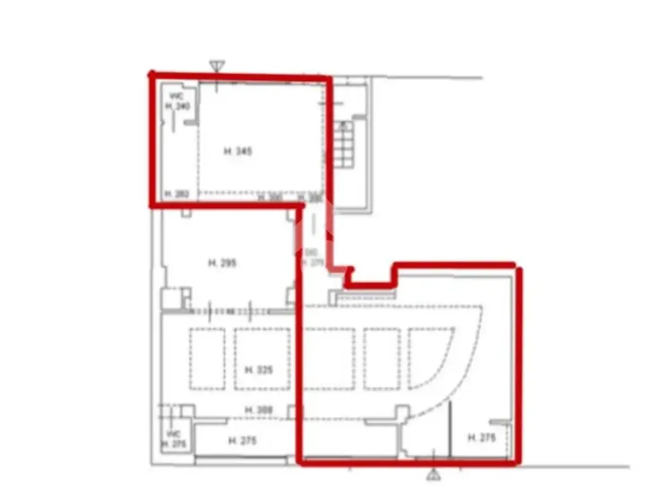 Negozio in Via Baccio da Montelupo, Firenze, {3} - Planimetria 1