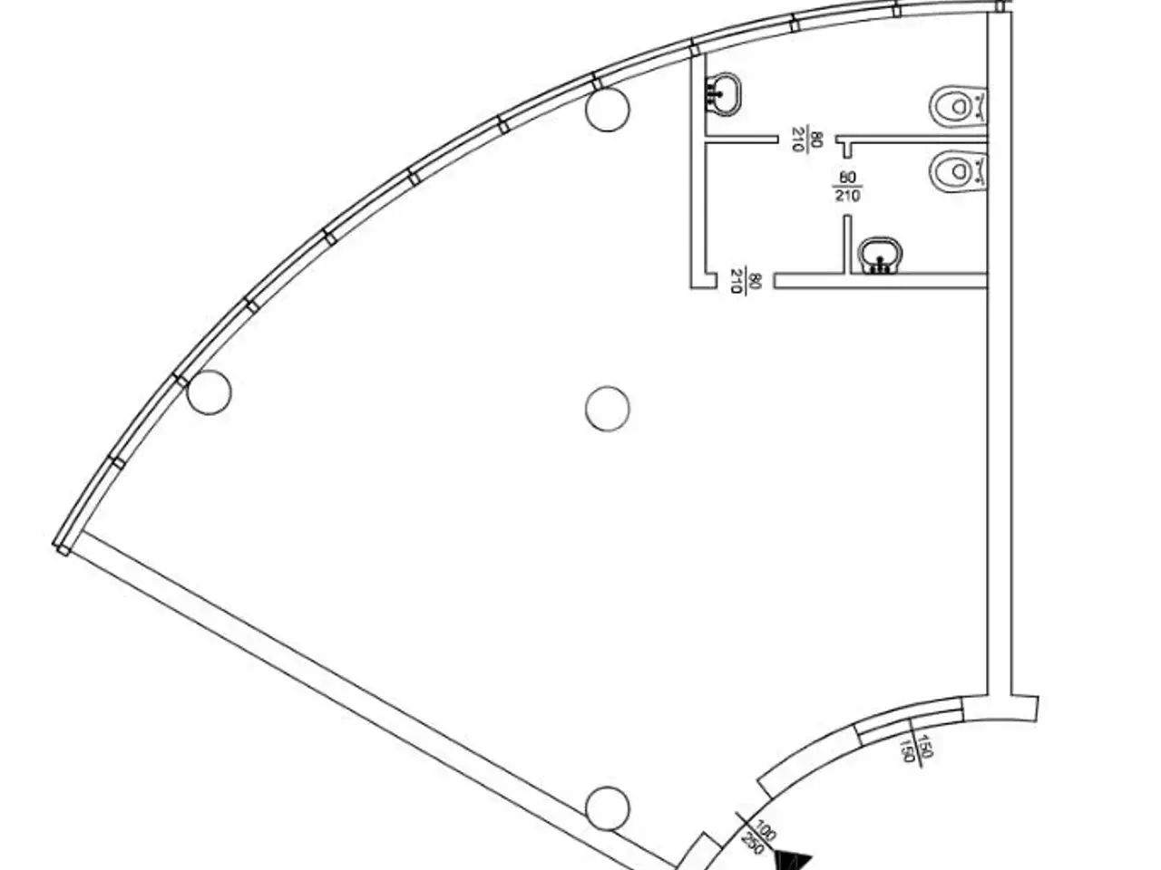 Negozio in Via Arturo Rossato 7, Vicenza, {3} - Planimetria 1