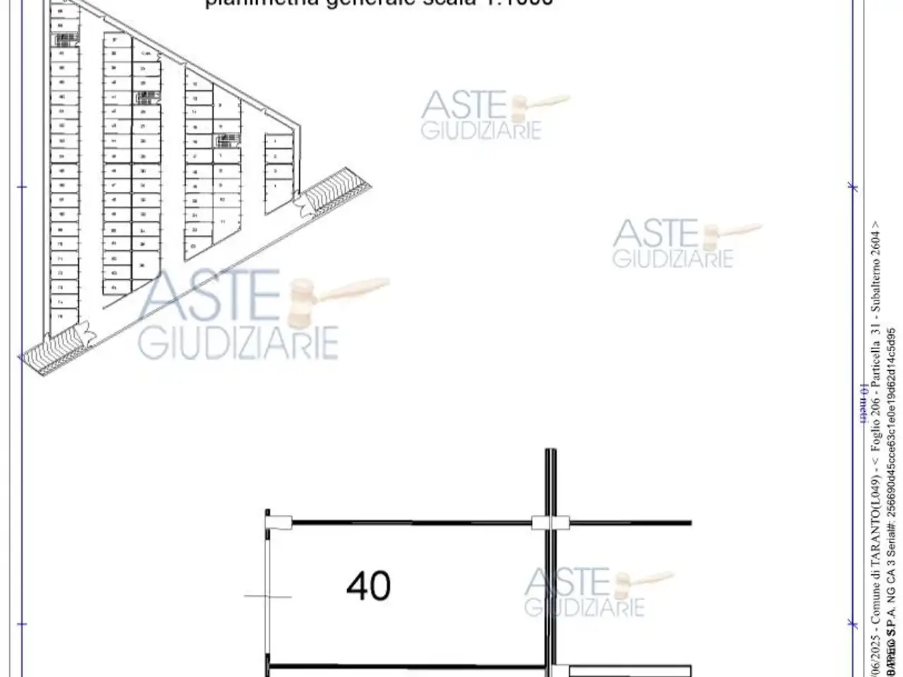 Garage in Piazza Giambattista Tedesco, 19, 74123 Paolo VI Ta, Italia 19, Taranto, {3} - Planimetria 1