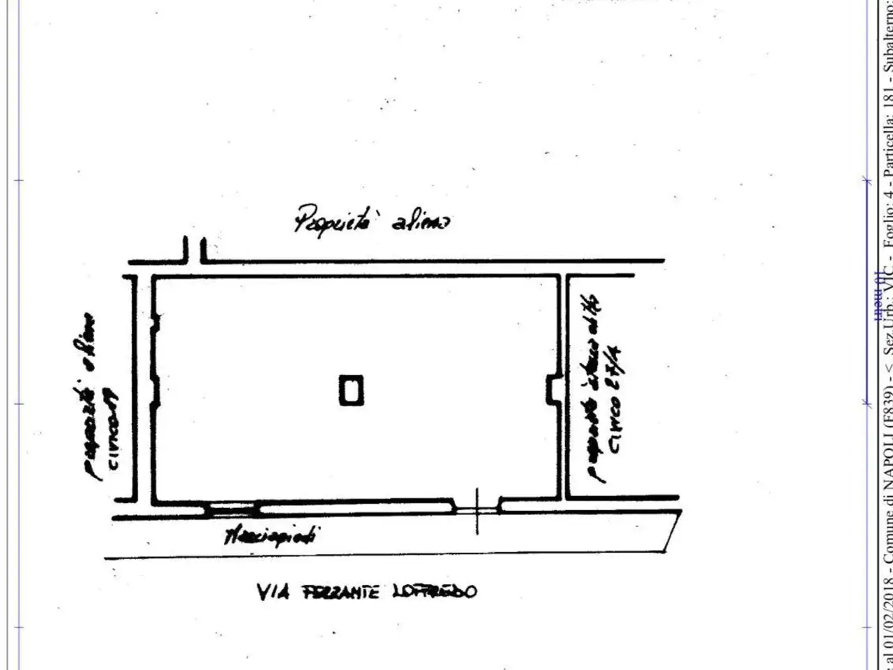 Negozio in Via Ferrante Loffredo 27, Napoli, {3} - Planimetria 1