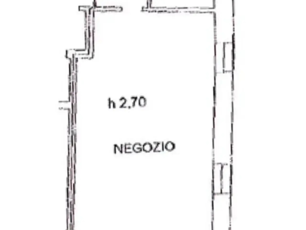 Negozio in Via Gaetano Donizetti, Verdello, {3} - Planimetria 1