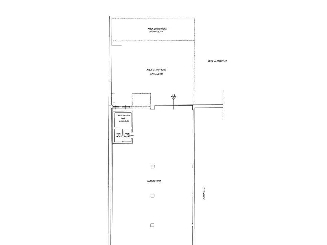 Capannone in Via Campania 49, Cologno Monzese, {3} - Planimetria 1