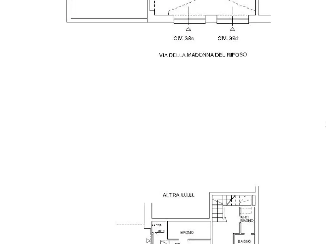 Negozio in Via Madonna del Riposo 38, Roma, {3} - Planimetria 1
