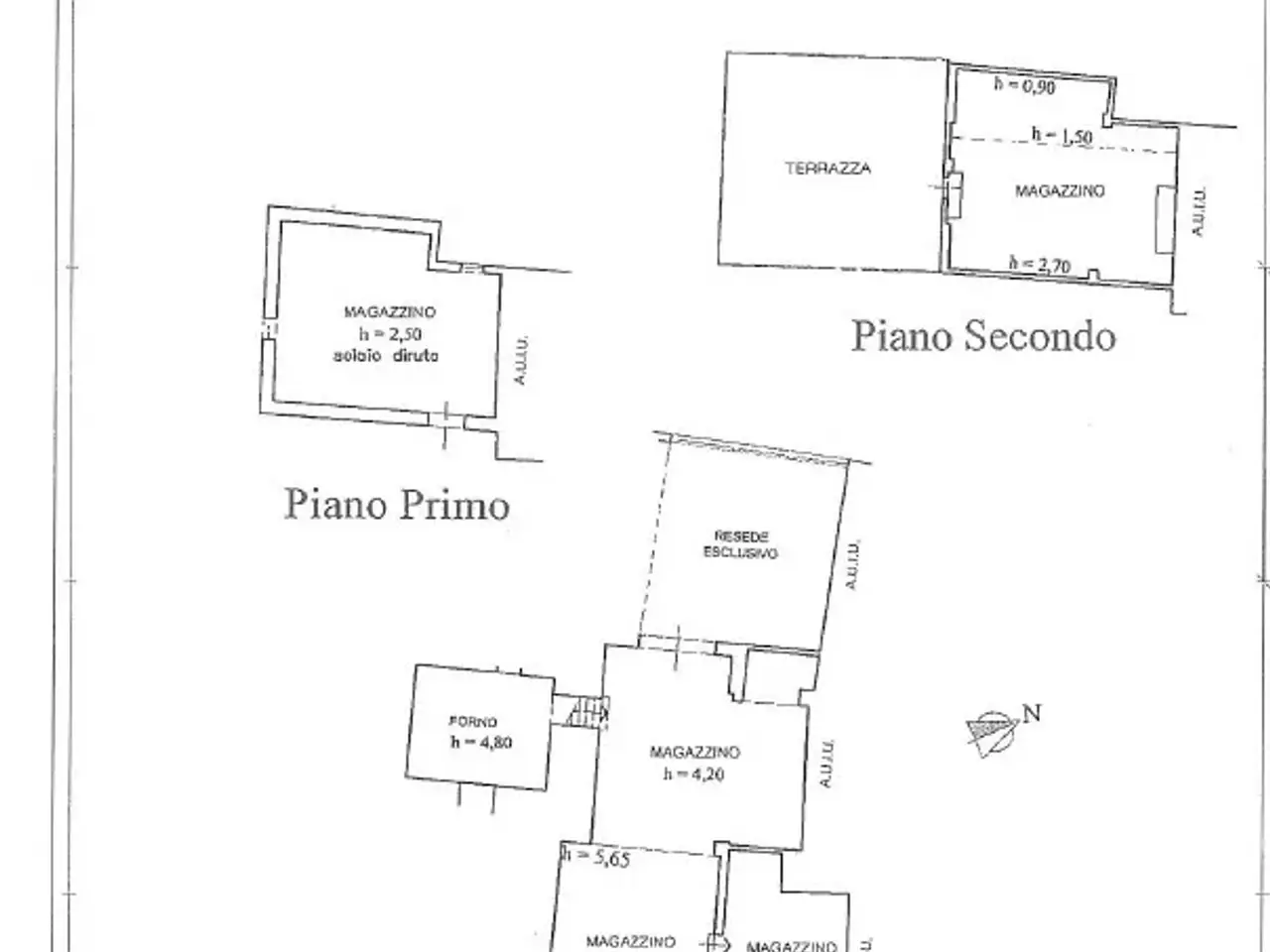 Magazzino in , Vicopisano, {3} - Planimetria 1