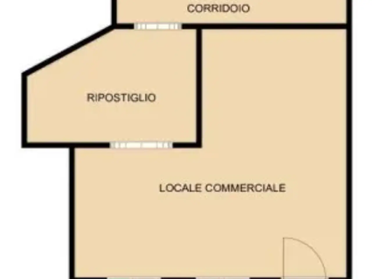 Tabaccheria in Via della Ginnastica 22, Trieste, {3} - Planimetria 1