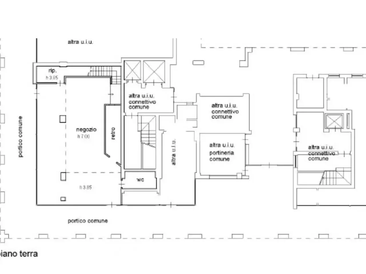 Negozio in Via Luigi Pellizzo 12, Padova, {3} - Planimetria 1