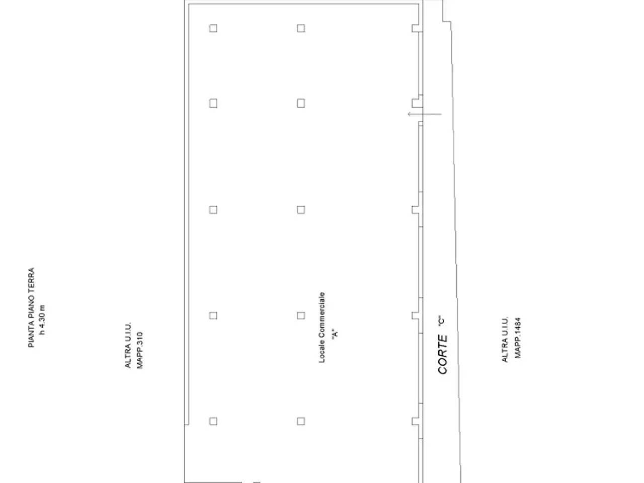 Capannone in Via Piave, Vado Ligure, {3} - Planimetria 1