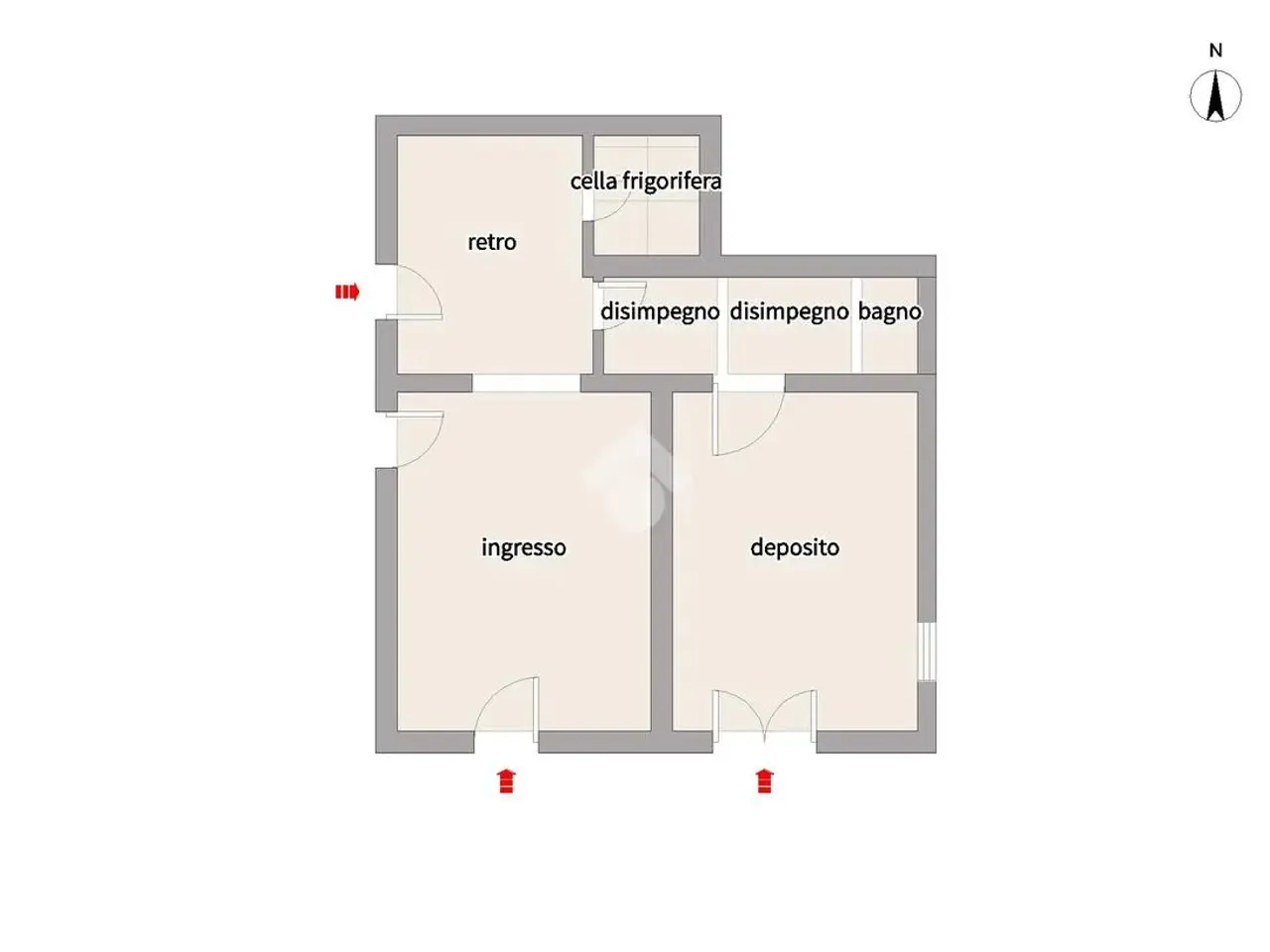 Negozio in Via Giuseppe Garibaldi 7, Breno, {3} - Planimetria 1