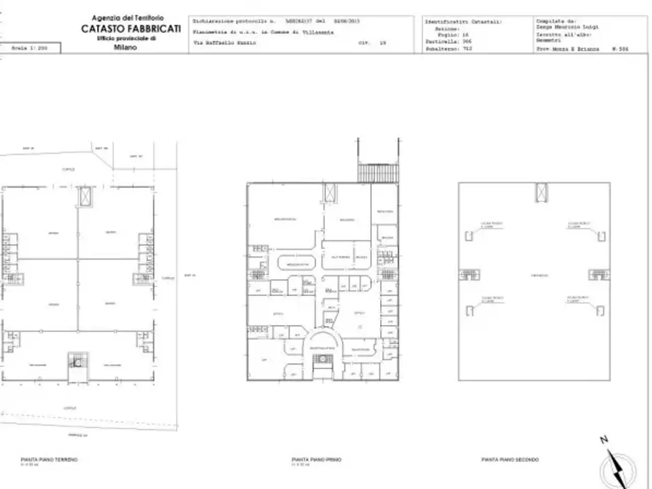 Capannone in Via Raffaello Sanzio 19, Villasanta, {3} - Planimetria 1