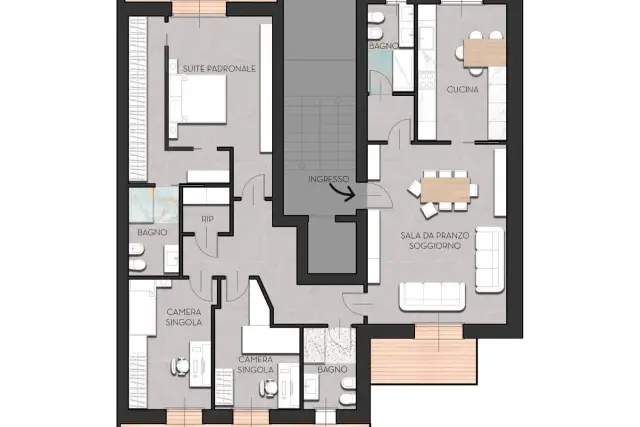 Quadrilocale in vendita, Via Costantino Perazzi 34, Novara - Foto 1
