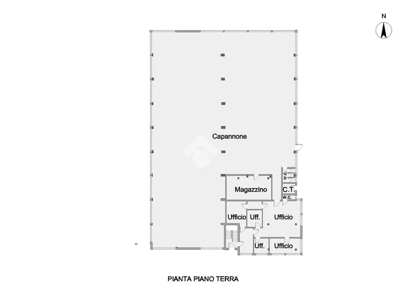 Capannone in Via Scozia, Roseto Degli Abruzzi, {3} - Planimetria 1