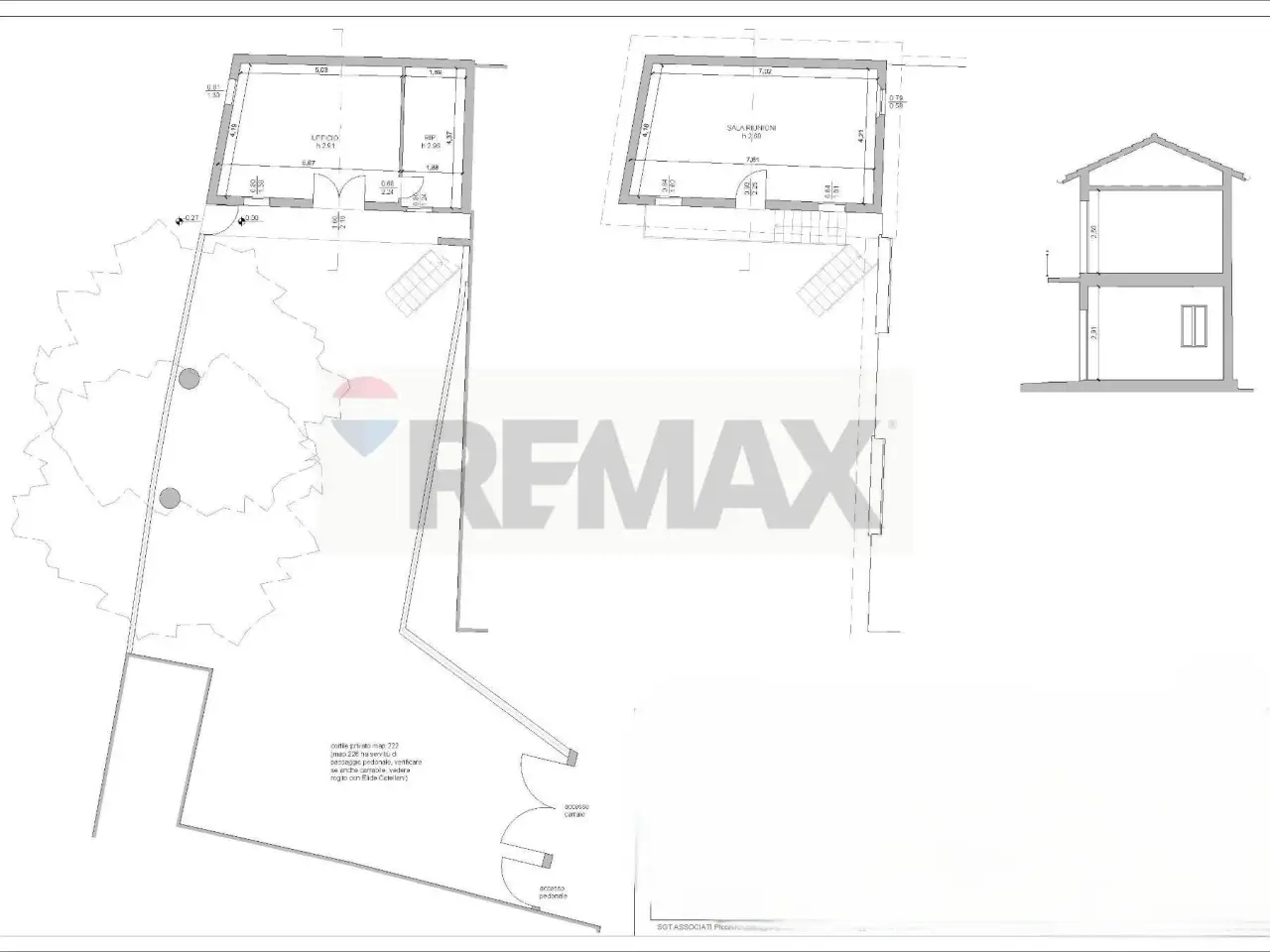 Ufficio in Via Domenica Baccarini 5, Campagnola Emilia, {3} - Planimetria 1