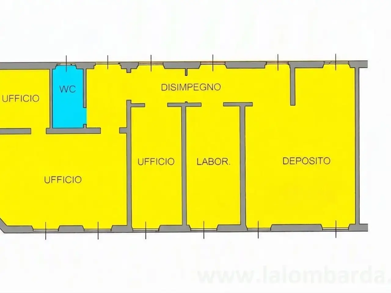Ufficio in Via Mazzini 5, Venegono Superiore, {3} - Planimetria 1