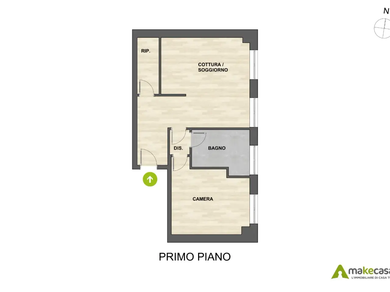 Capannone in Via Colombara, Colturano, {3} - Planimetria 1