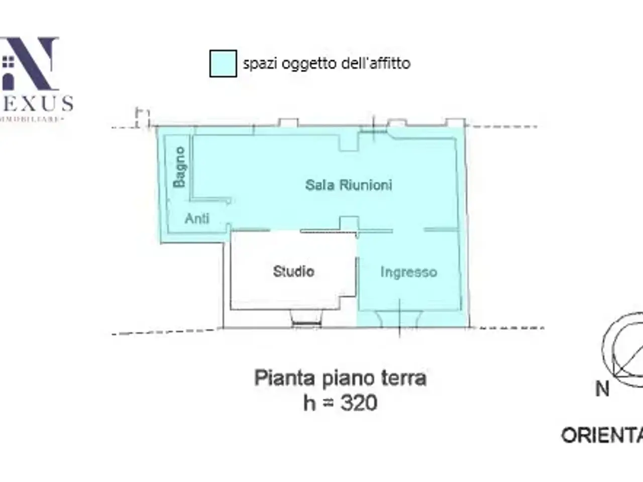 Ufficio in Via Galantara 2, Fano, {3} - Planimetria 1
