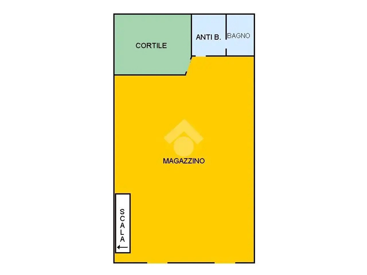 Negozio in Via Aschenez 59, Reggio Calabria, {3} - Planimetria 1