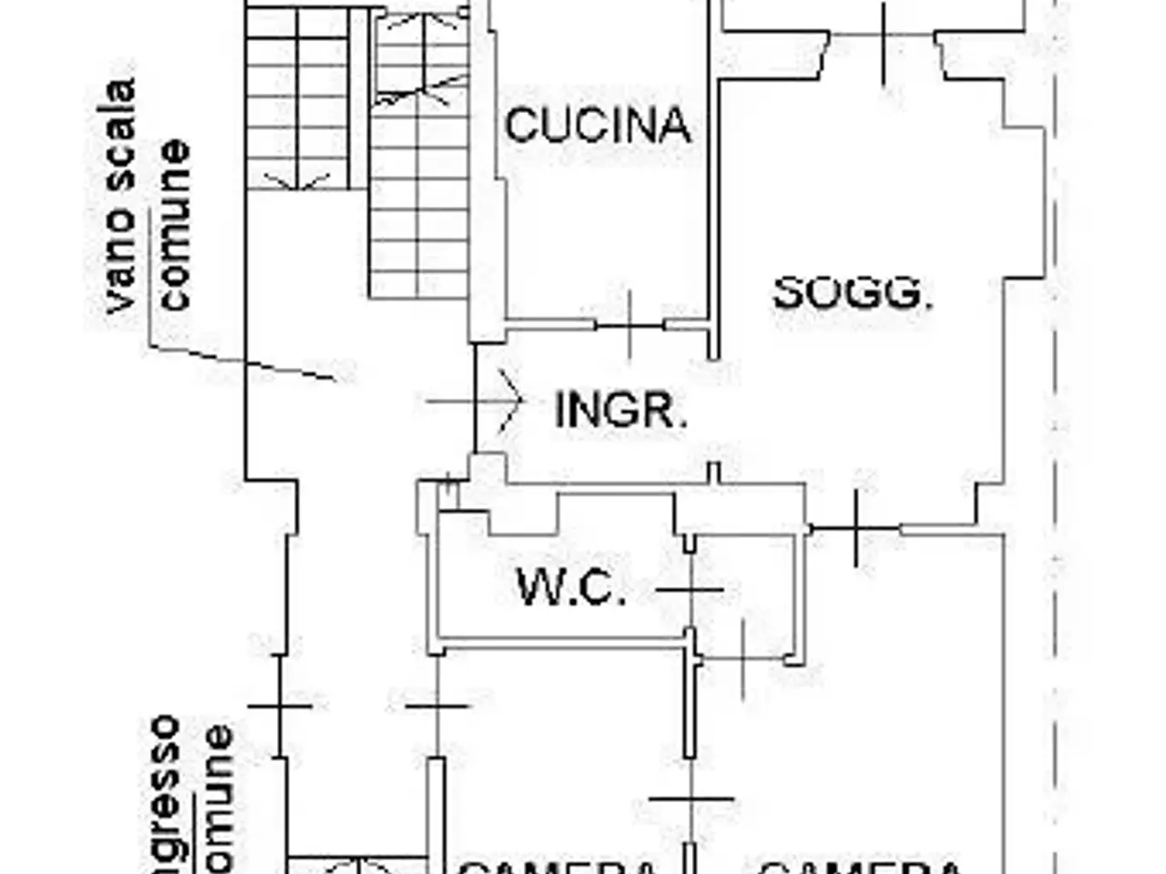 Quadrilocale in Corso Regina Margherita  202, Torino - Planimetria 1