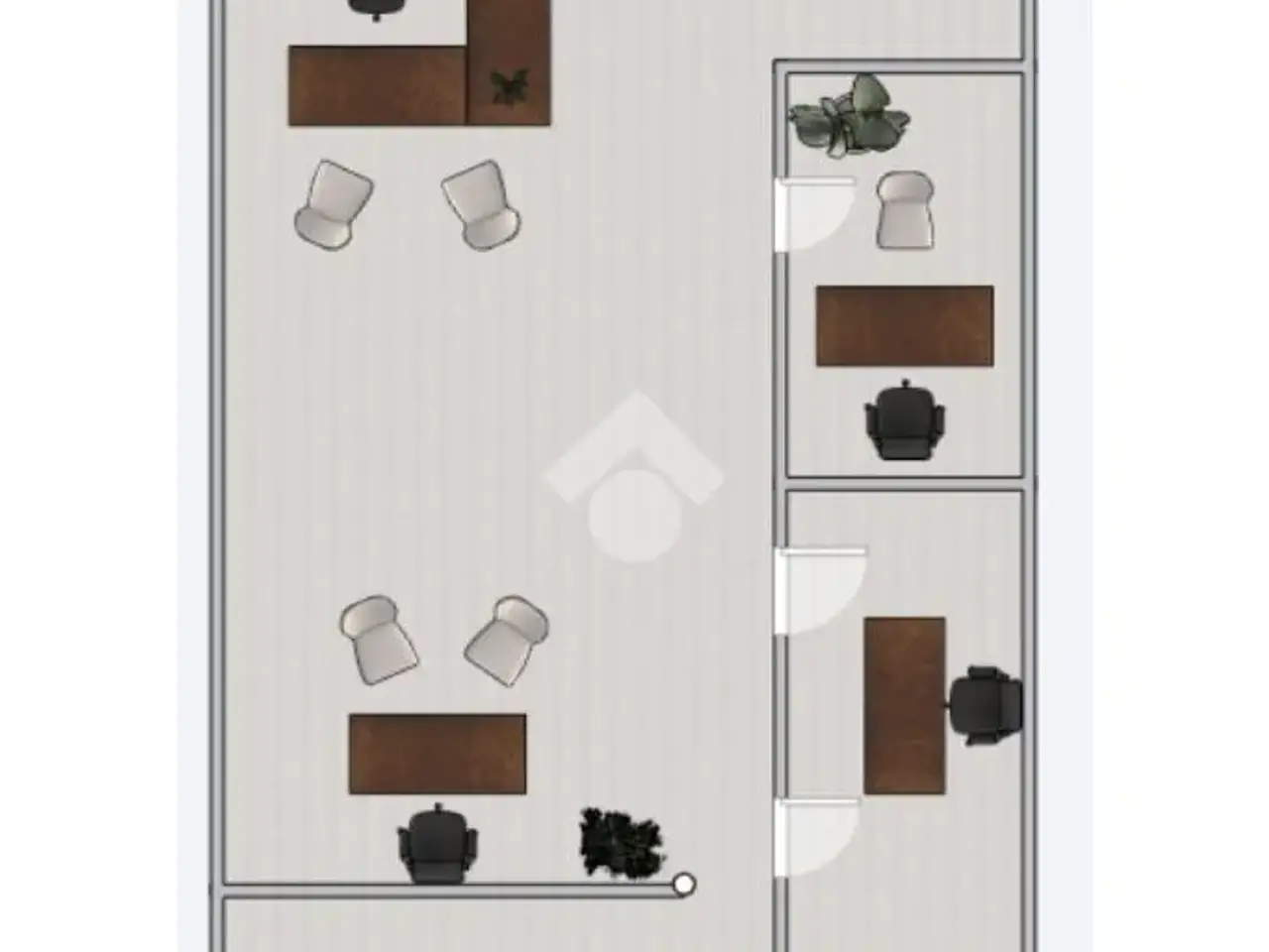 Ufficio in Viale Kennedy, Latina, {3} - Planimetria 1