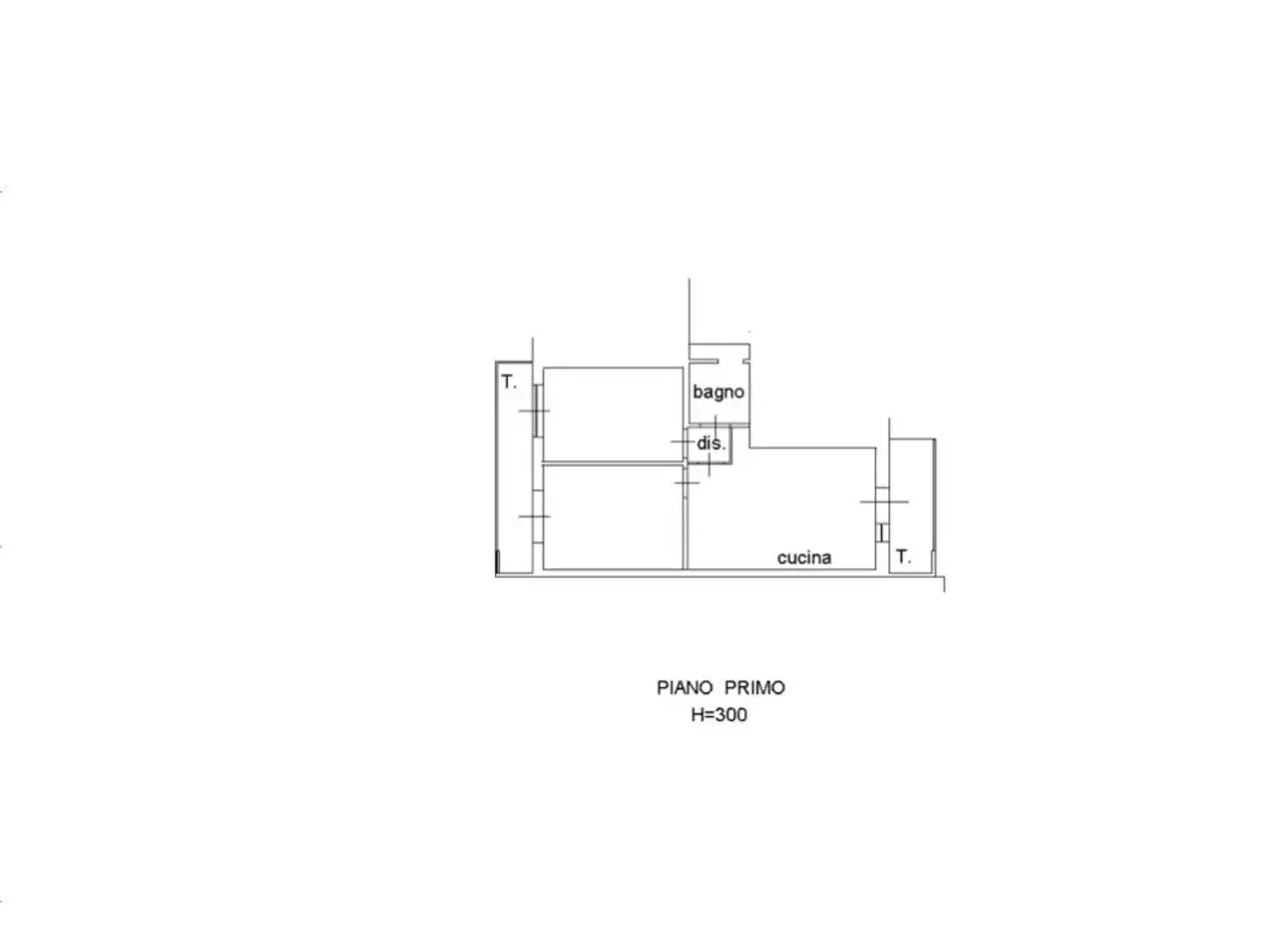 Trilocale in vendita, Via Fiorentina, Pisa - Planimetria 1