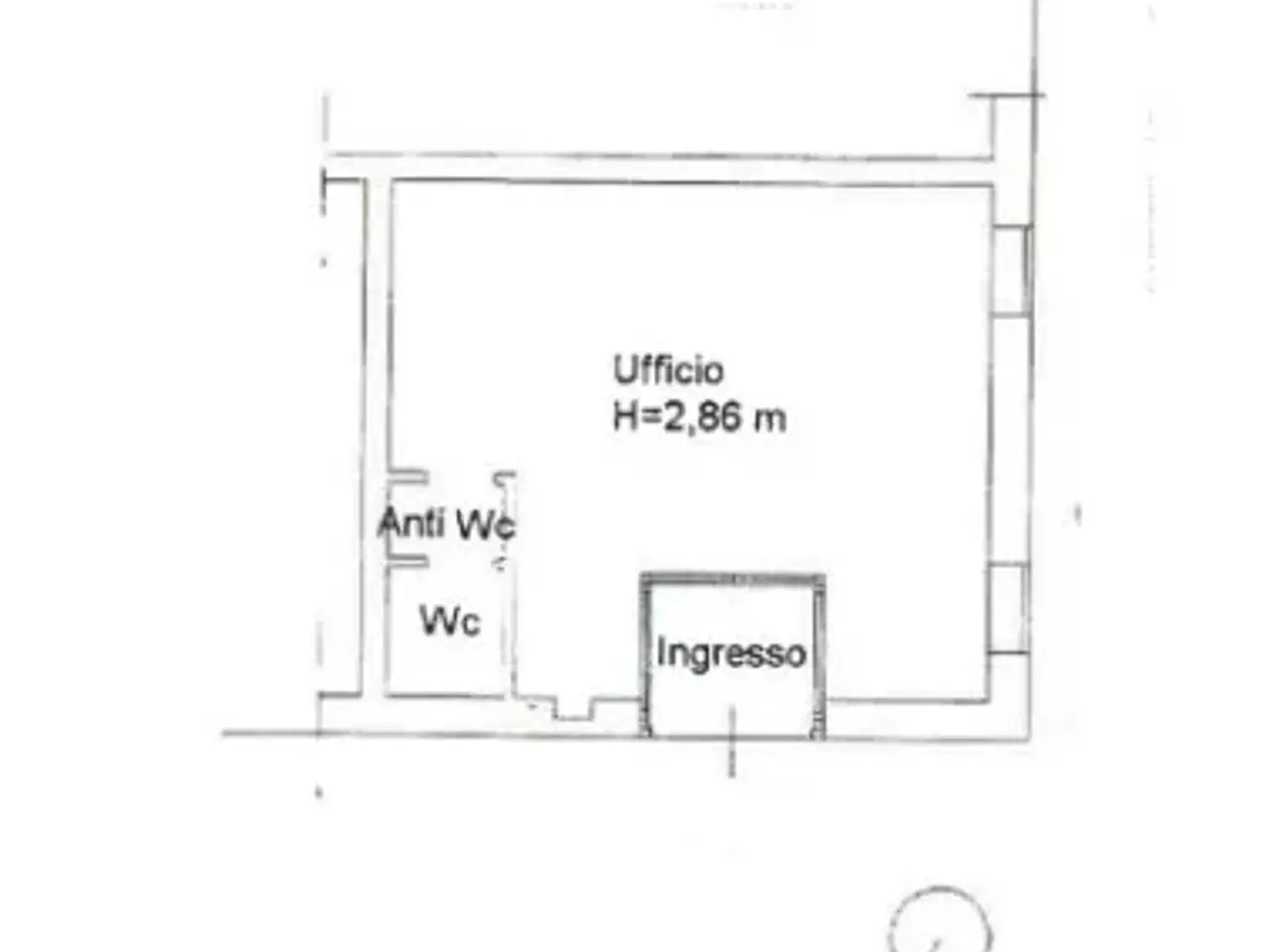 Ufficio in Campo San Cassian, Venezia, {3} - Planimetria 1