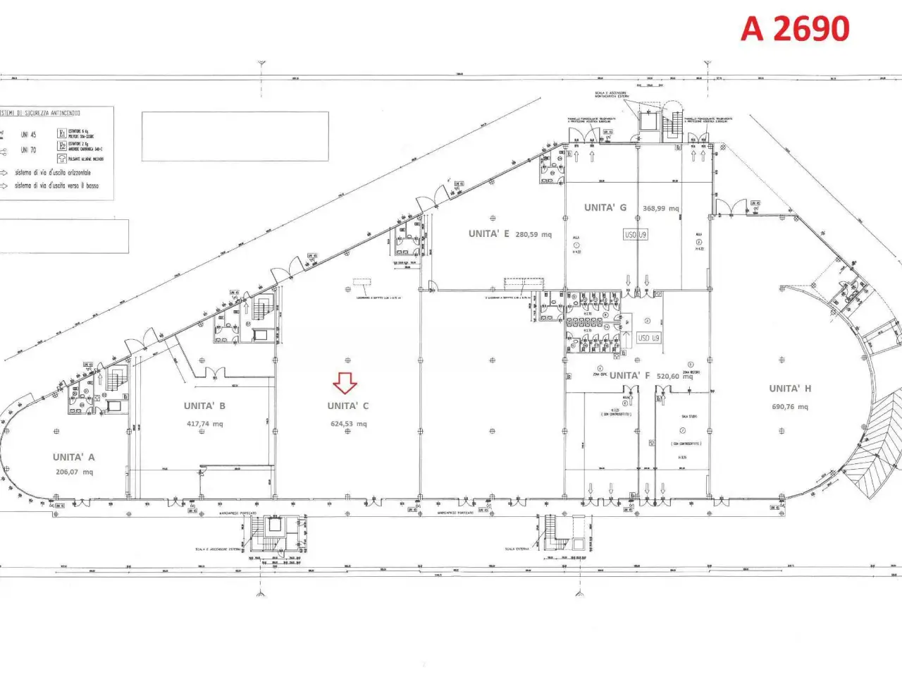 Laboratorio in Via Leopoldo Mugnone 6, Reggio Emilia, {3} - Planimetria 1