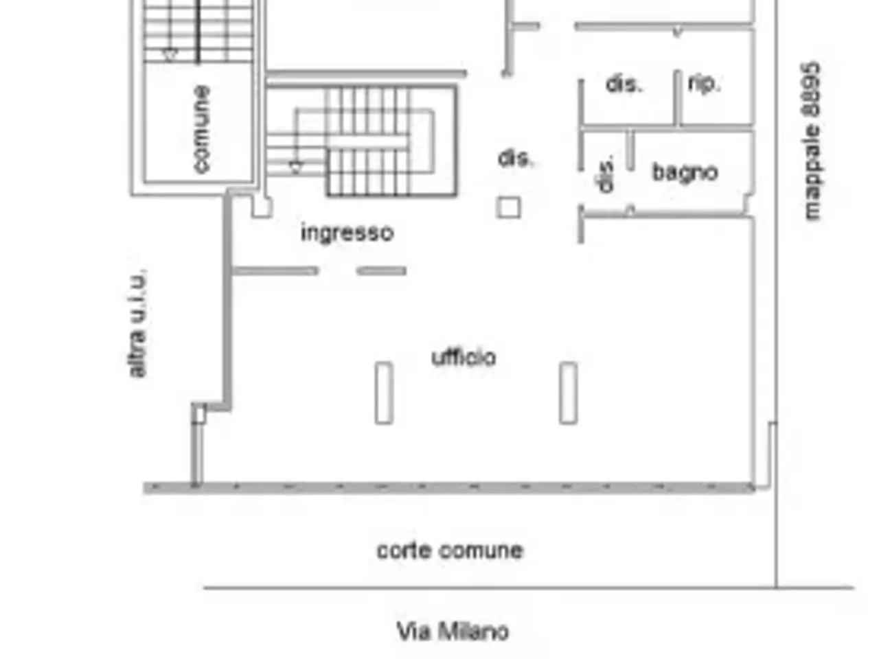 Negozio in Via Milano 47, Cantu', {3} - Planimetria 1