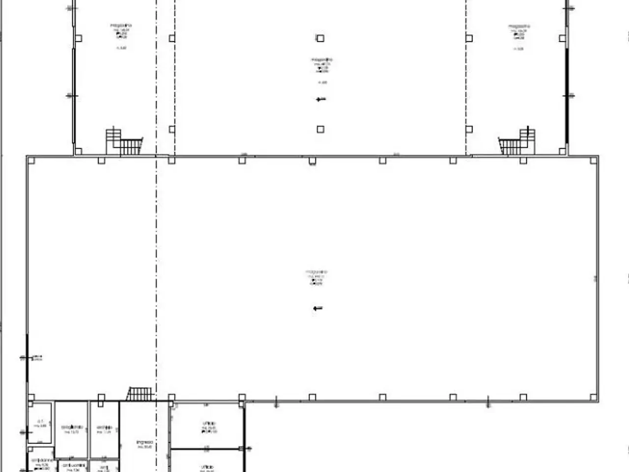 Capannone in Via Erbosa, Gatteo, {3} - Planimetria 1