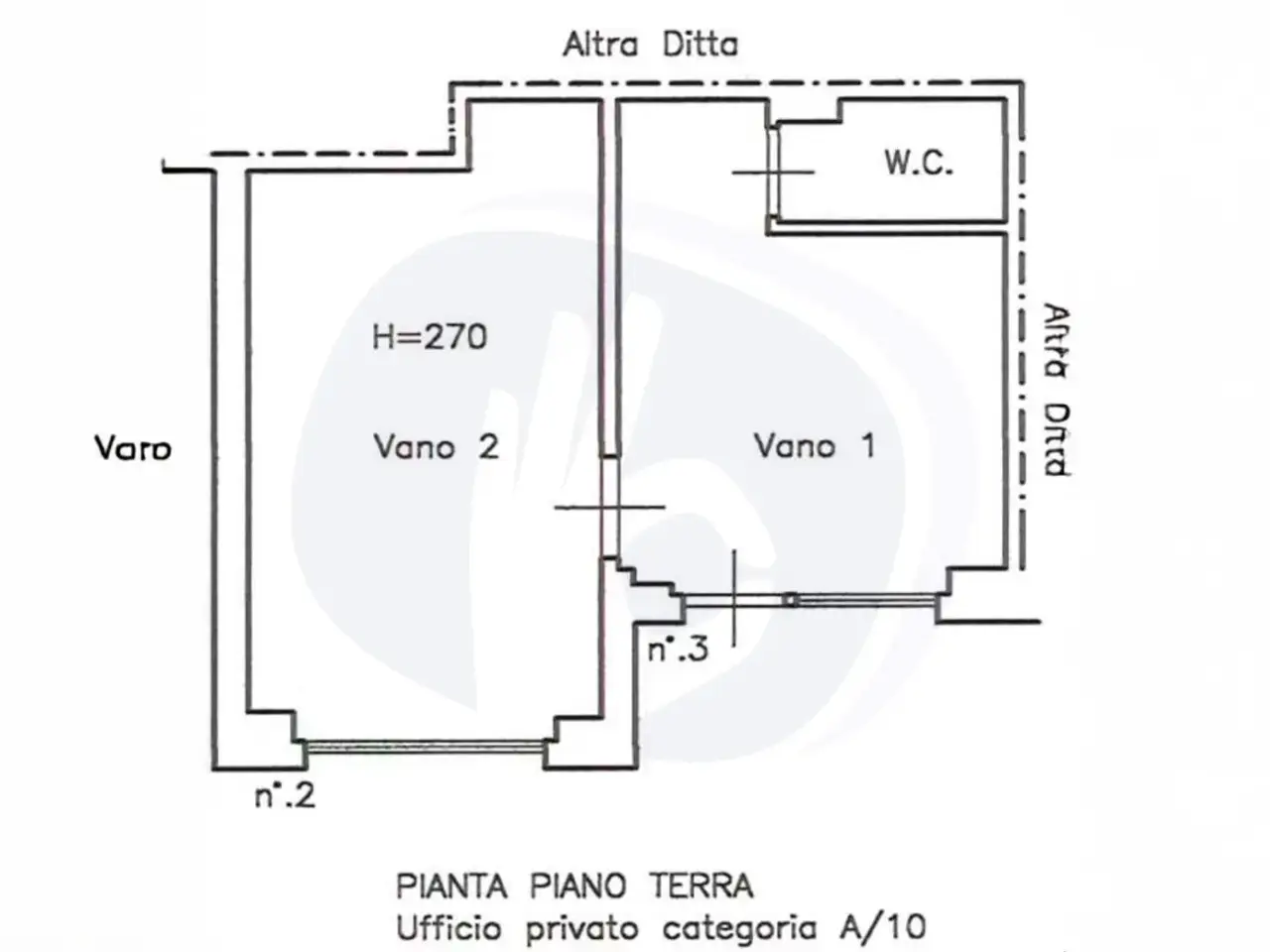 Ufficio in Via Unione Sovietica 6, Siracusa, {3} - Planimetria 1