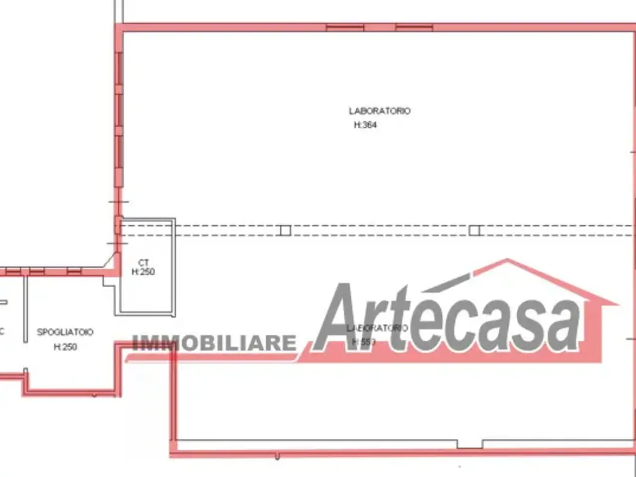 Magazzino in Via Samoggia, Reggio Emilia, {3} - Planimetria 1