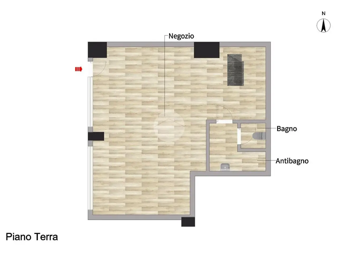 Negozio in Viale Repubblica 21, Crema, {3} - Planimetria 1