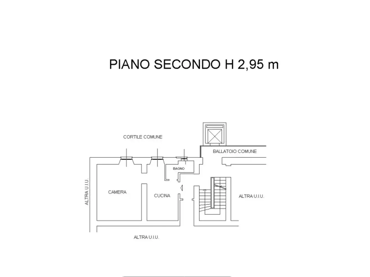 Bilocale in Corso Lodi 3, Milano - Planimetria 1