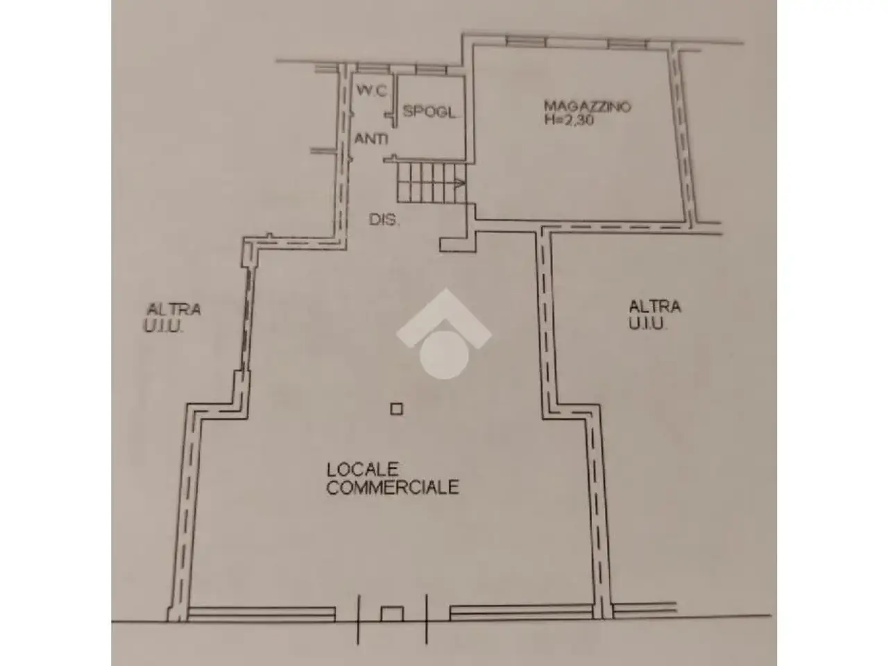 Negozio in Piazza Cavalieri di Vittorio Veneto 2, Stra, {3} - Planimetria 1