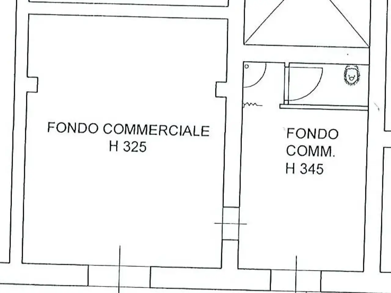 Esercizio commerciale in Via Sant Andrea, Pisa, {3} - Planimetria 1