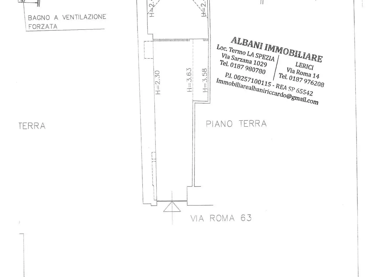 Articoli regalo in Via Roma, Lerici, {3} - Planimetria 1