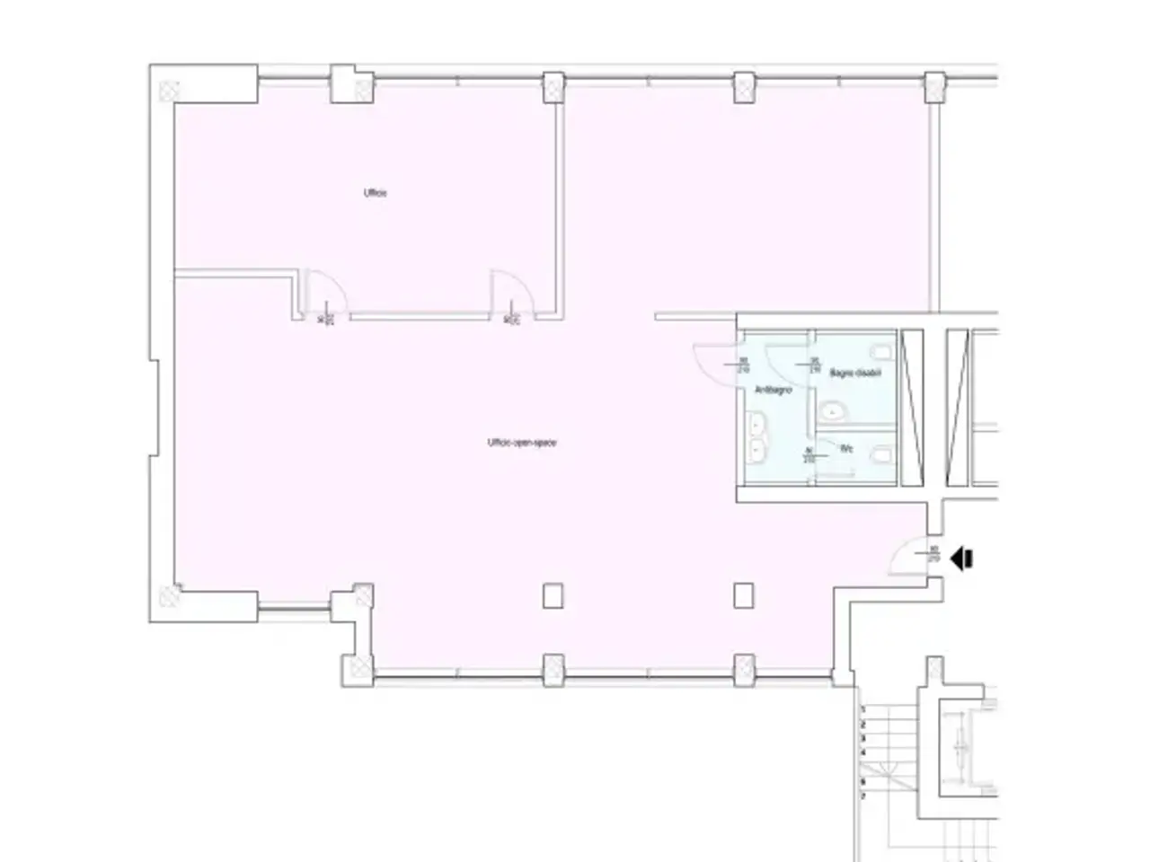 Ufficio in Via Rieti 4, Brescia, {3} - Planimetria 1