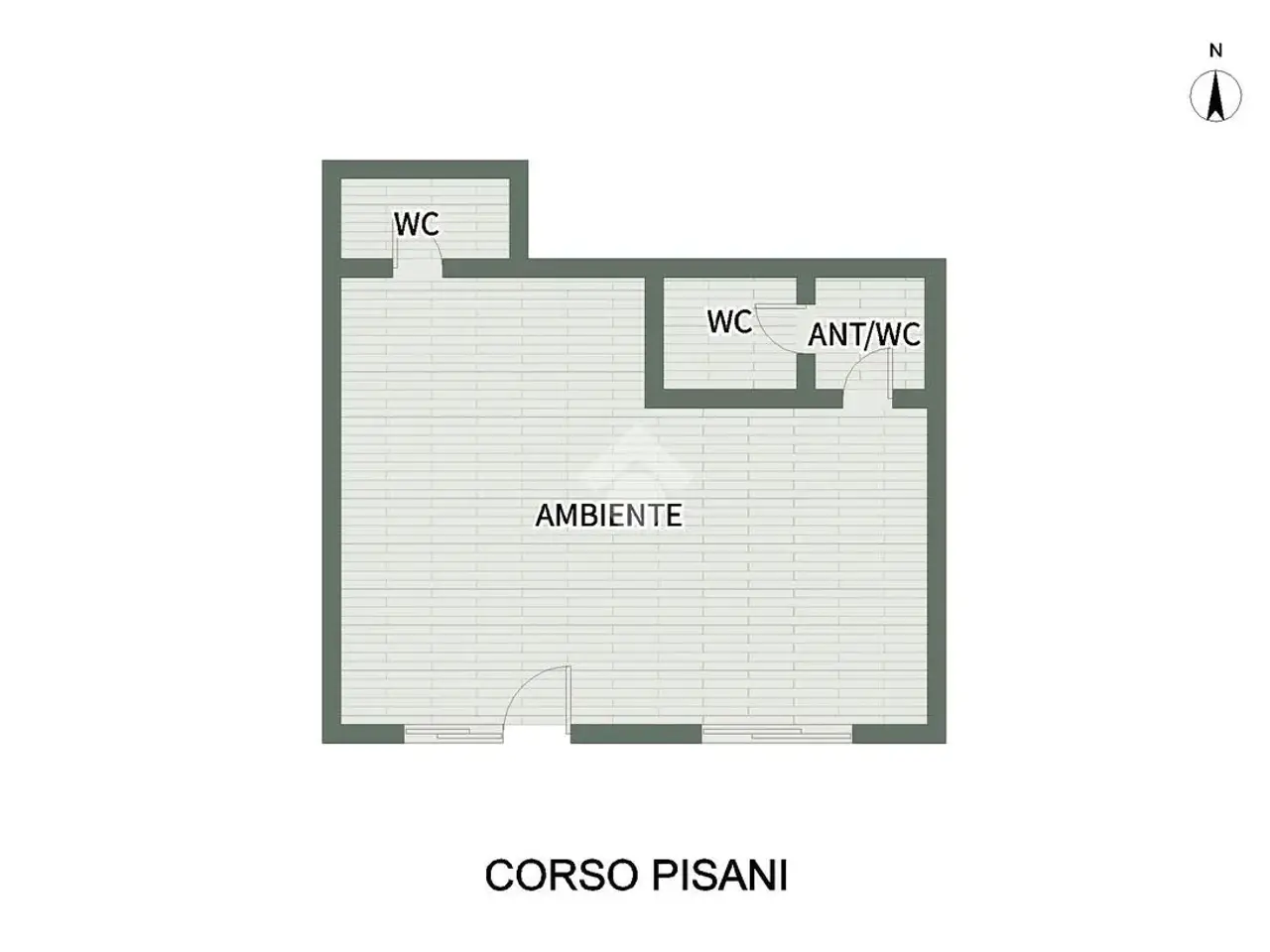 Negozio in Corso Pisani 270, Palermo, {3} - Planimetria 1