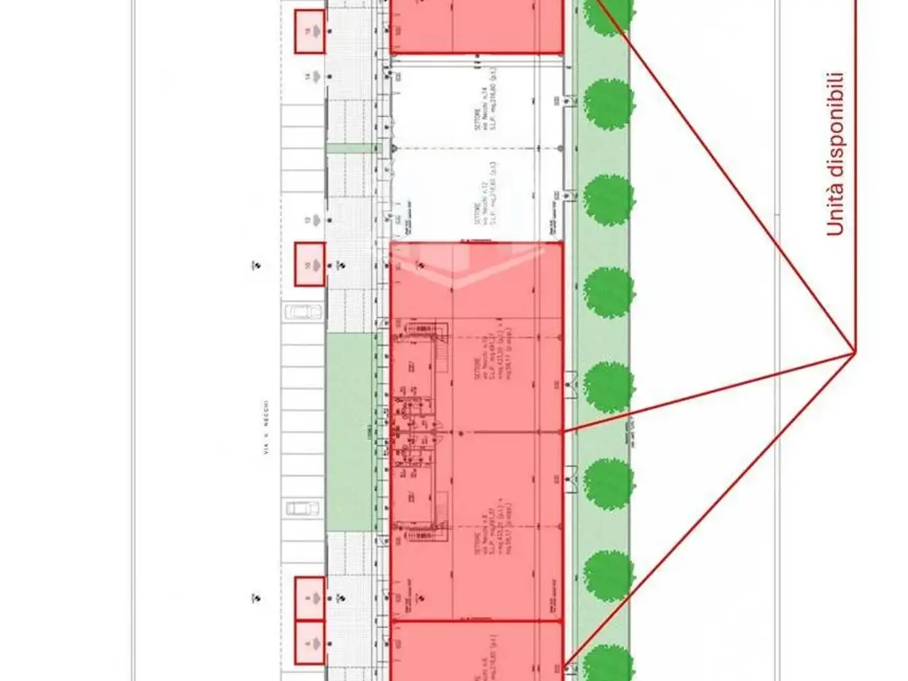 Capannone in Via Vittorio Necchi 8-10, Vellezzo Bellini, {3} - Planimetria 1