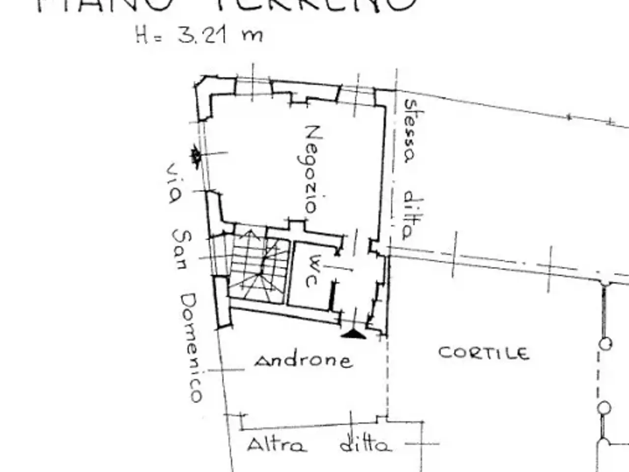 Negozio in Via San Domenico 18, Torino, {3} - Planimetria 1